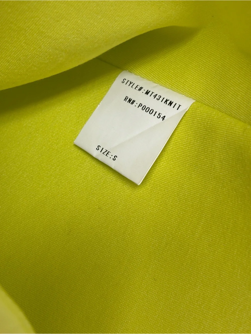 Blaque Label Neon Yellow Sleeveless Crop Top
